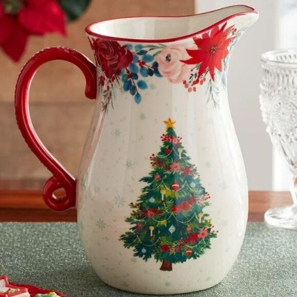 The Pioneer Woman Wishful Winter Christmas Tree Pitcher - Picture 3 of 4